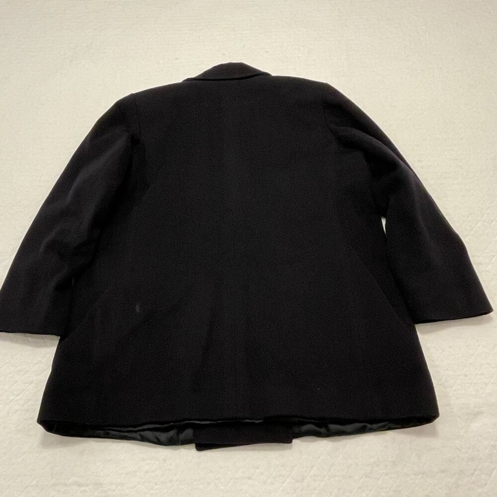Women's LL Bean Wool Thinsulate Black Peacoat 18 - Picture 10 of 10